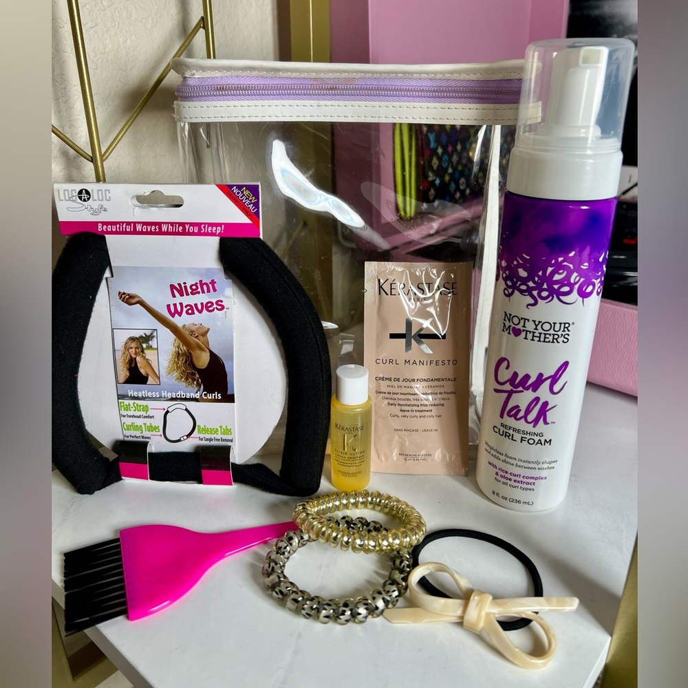 8 pc Curling Hair Care Set